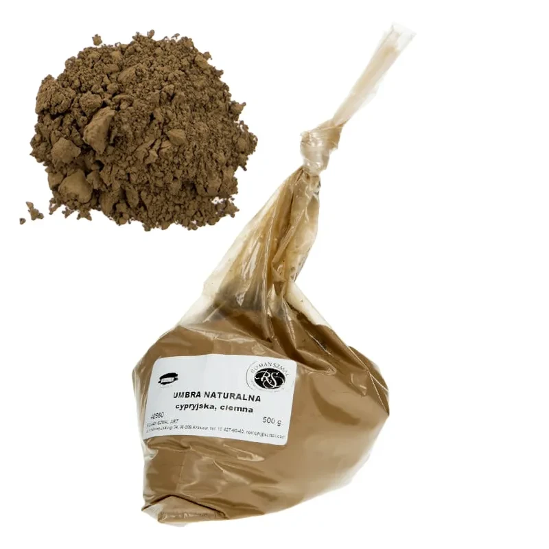 Pigment Umbra naturalna cypryjska ciemna 500g 40660 Szmal  03