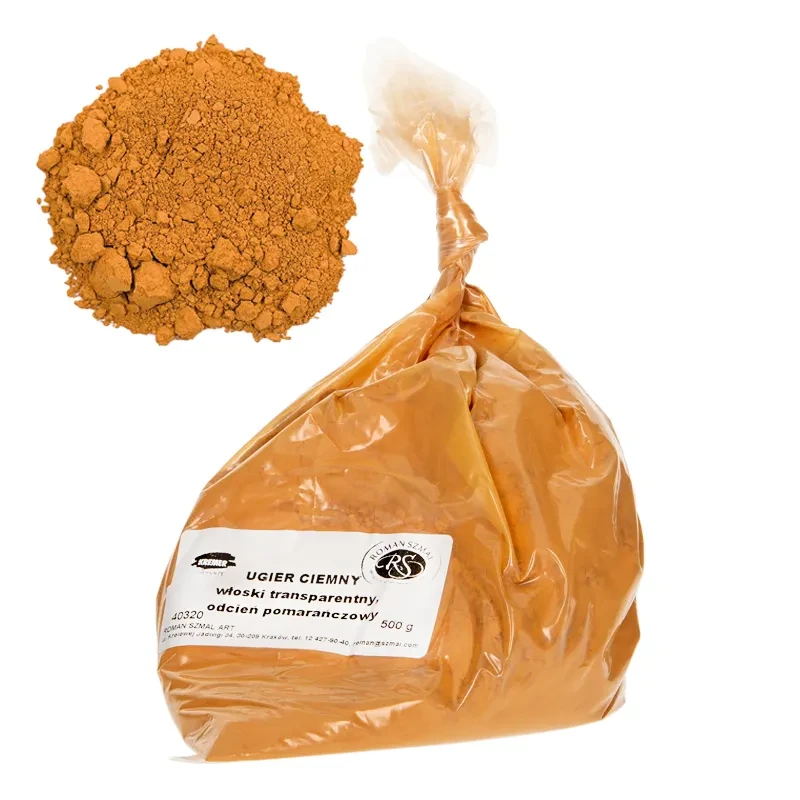 Pigment Ugier ciemny włoski transparentny odcień pomarańczowy 500 g 40320 Szmal 03