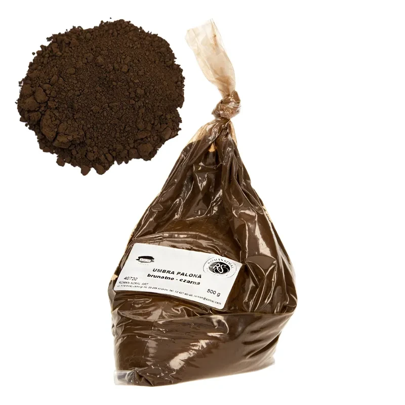 Pigment Umbra palona brunatno-czarna 500g 40720 Szmal 03