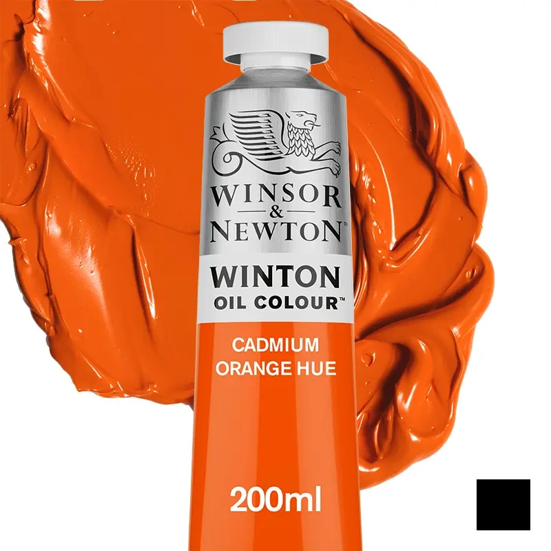 Farba olejna Winsor &amp; Newton Winton 200 ml - 090 Cadmium Orange Hue 01
