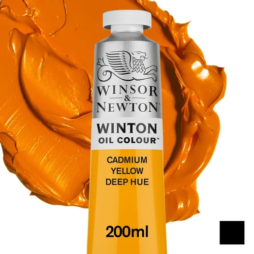 Farba olejna Winsor & Newton Winton 200 ml - 115 Cadmium Yellow Deep Hue