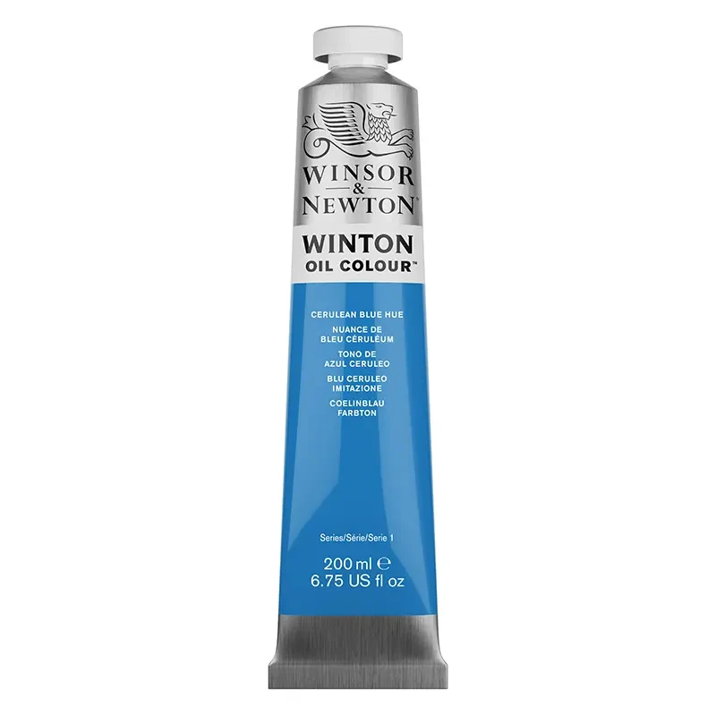 Farba olejna Winsor &amp; Newton Winton 200 ml - 138 Cerulean Blue Hue 02