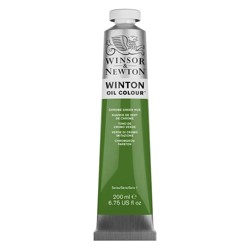 Farba olejna Winsor &amp; Newton Winton 200 ml - 145 Chrome Green Hue 03