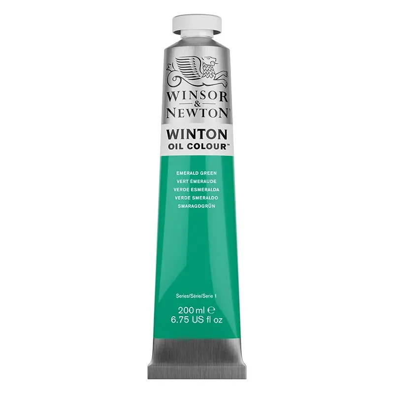 Farba olejna Winsor &amp; Newton Winton 200 ml - 241 Emerald Green 03