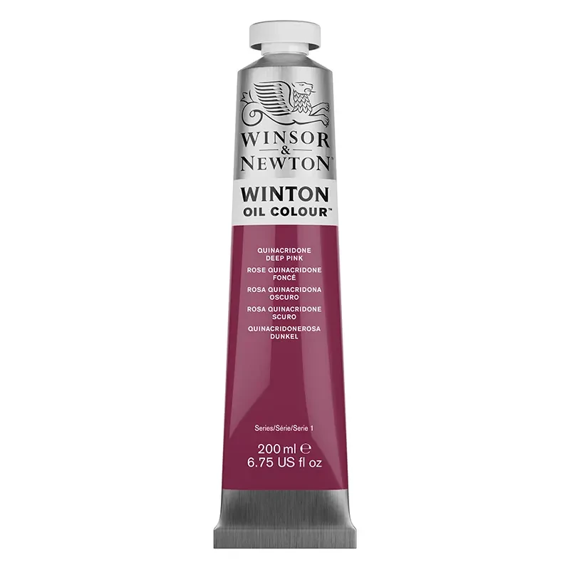 Farba olejna Winsor &amp; Newton Winton 200 ml - 250 Quinacridone Deep Pink 03