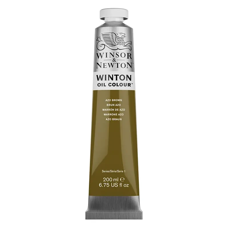 Farba olejna Winsor &amp; Newton Winton 200 ml - 389 Azo Brown 03