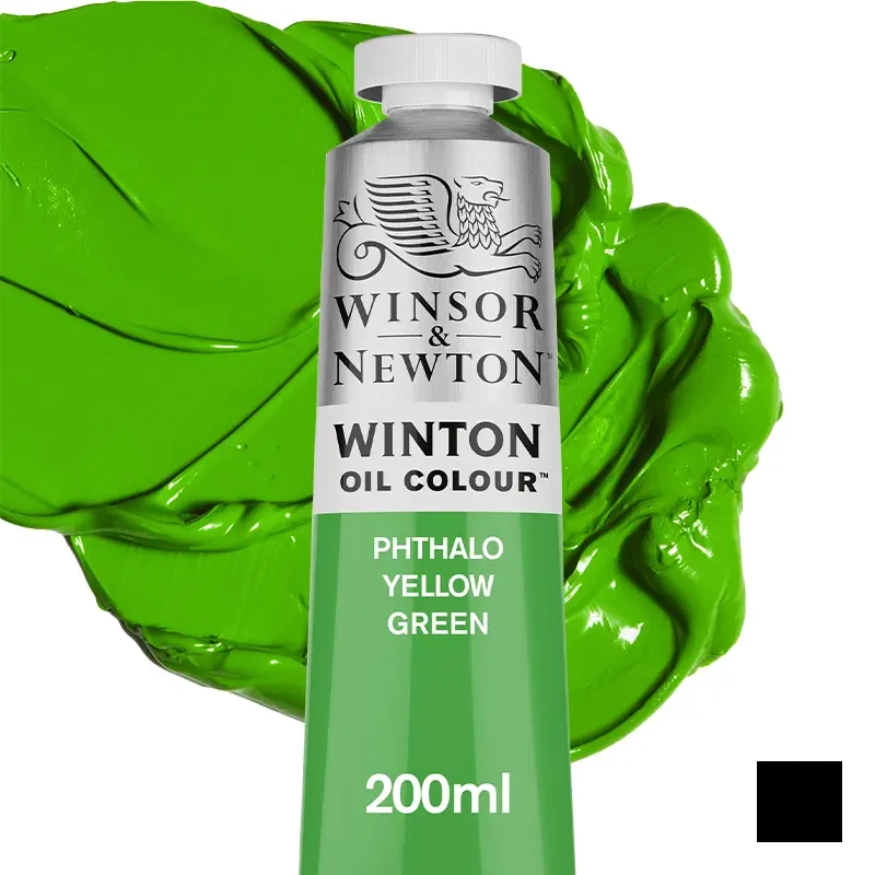 Farba olejna Winsor &amp; Newton Winton 200 ml - 403 Phthalo Yellow Green 01