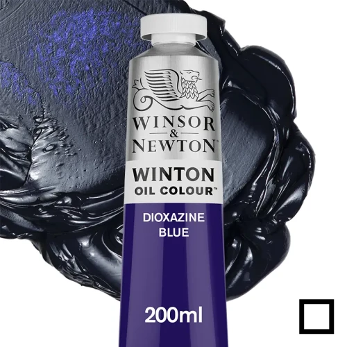 Farba olejna Winsor & Newton Winton 200 ml - 406 Dioxazine Blue