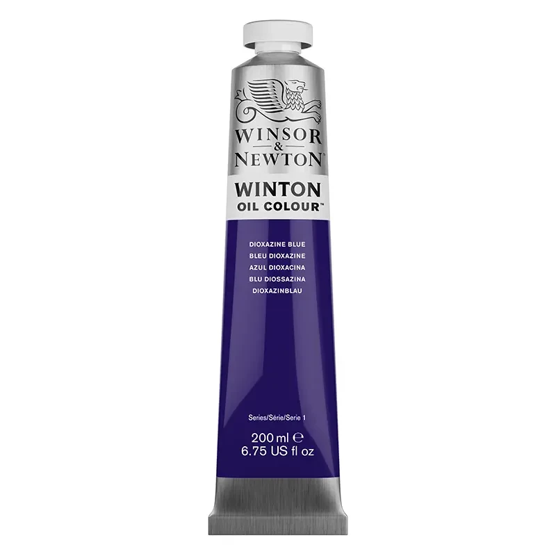Farba olejna Winsor &amp; Newton Winton 200 ml - 406 Dioxazine Blue 03