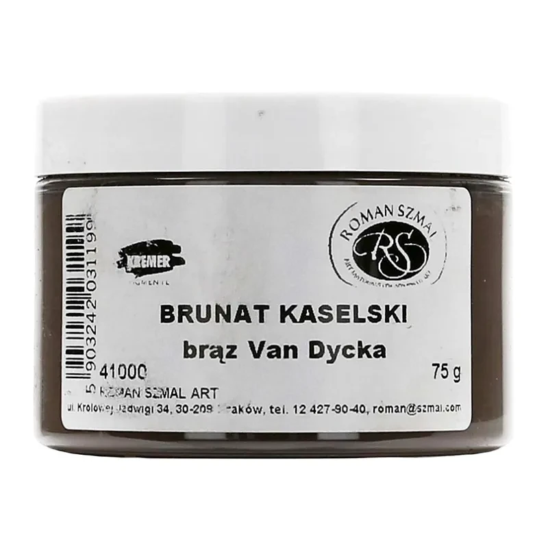 Pigment Brunat kaselski brąz van Dycka 75g 41000 Szmal 01