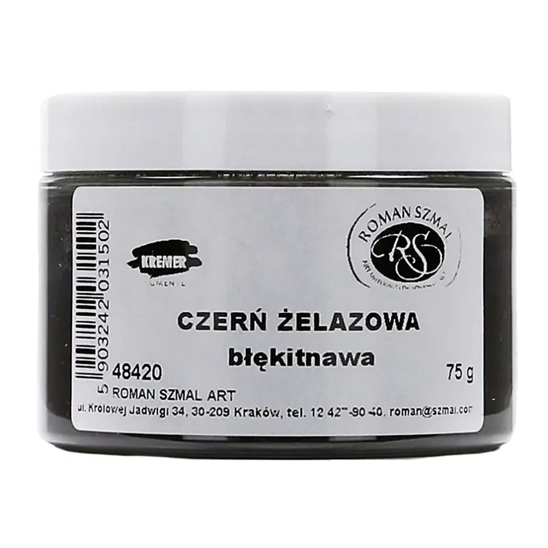 Pigment Czerń żelazowa błękitnawa 75g 48420 Szmal 03