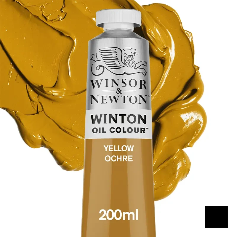 Farba olejna Winsor & Newton Winton 200 ml - 744 Yellow Ochre 01
