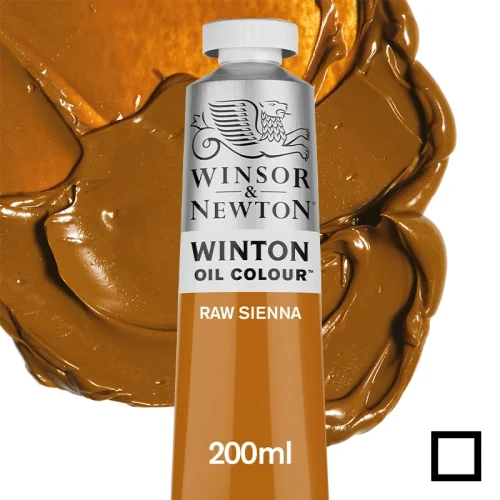 Farba olejna Winsor & Newton Winton 200 ml - 552 Raw Sienna