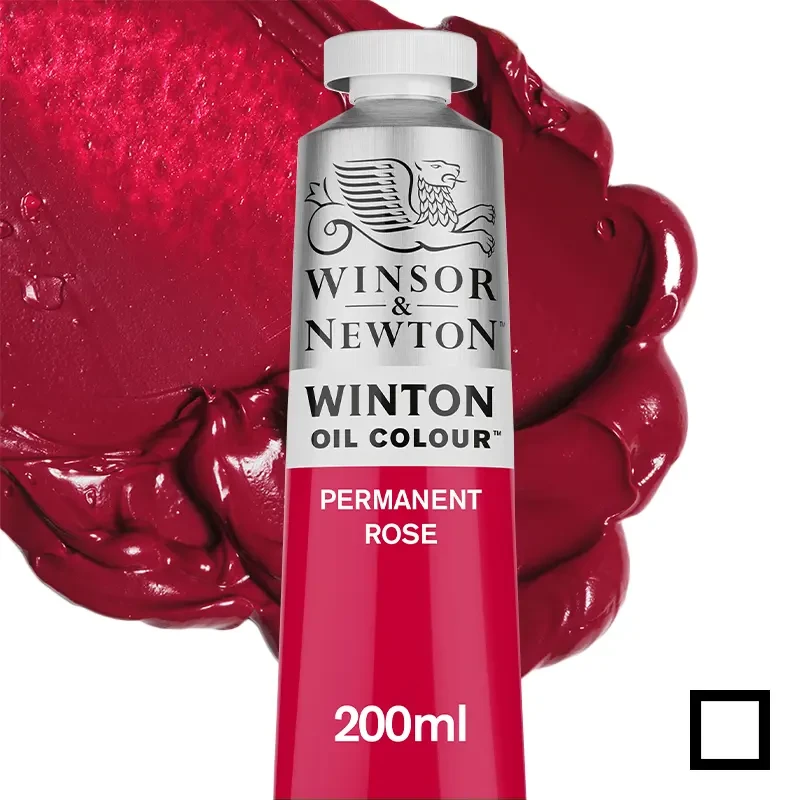 Farba olejna Winsor & Newton Winton 200 ml - 502 Permanent Rose 01