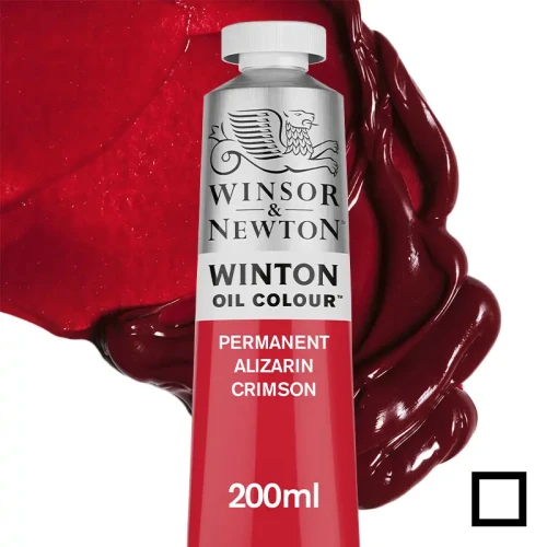 Farba olejna Winsor & Newton Winton 200 ml - 468 Permanent Alizarin Crimson