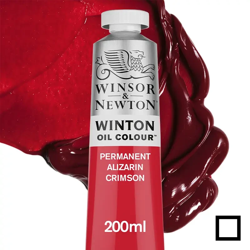 Farba olejna Winsor & Newton Winton 200 ml - 468 Permanent Alizarin Crimson 01