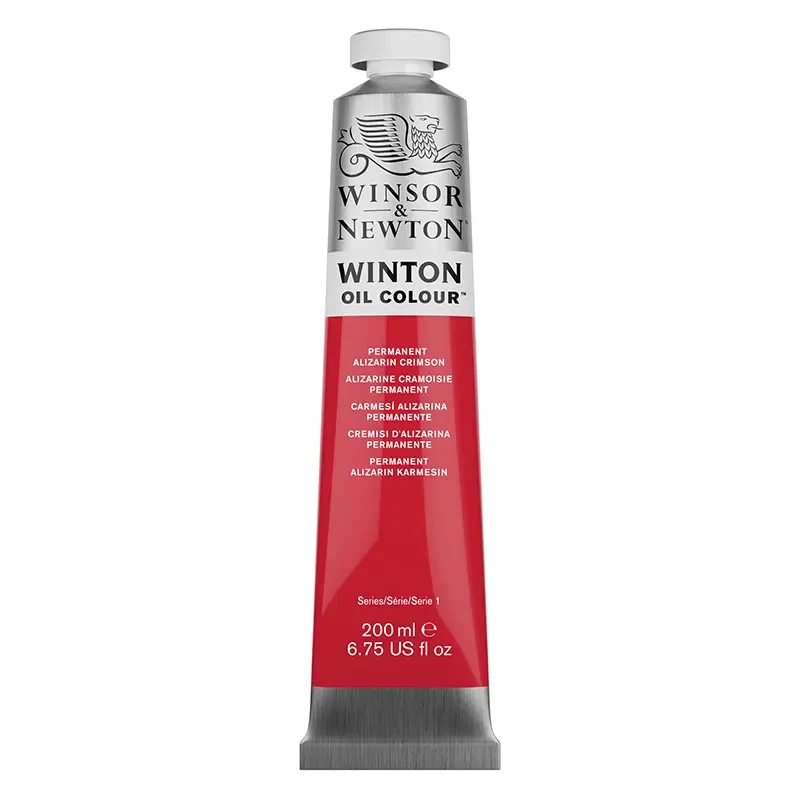 Farba olejna Winsor & Newton Winton 200 ml - 468 Permanent Alizarin Crimson 03