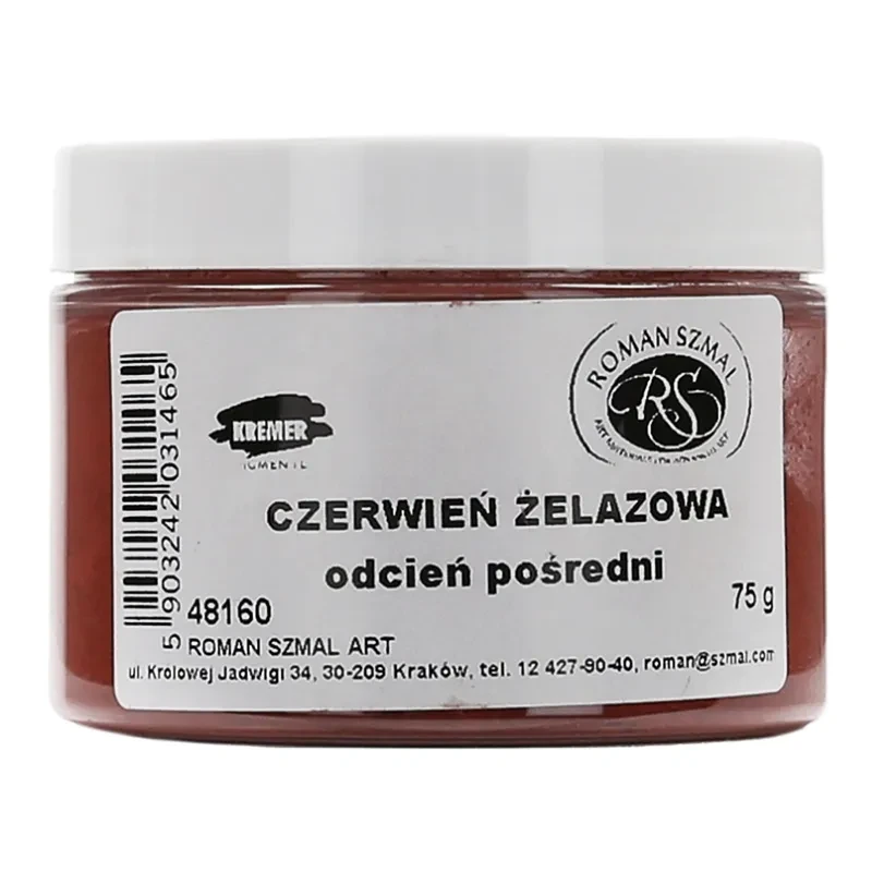 Pigment Czerwień żelazowa odcień pośredni 75g 48160 Szmal 03