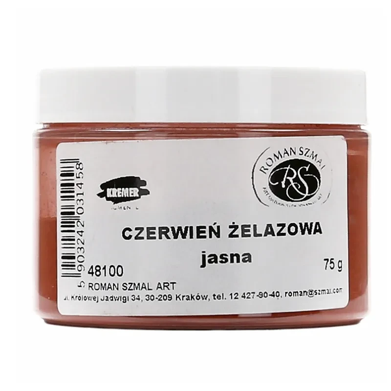 Pigment Czerwień żelazowa jasna 75g 48100 Szmal 02