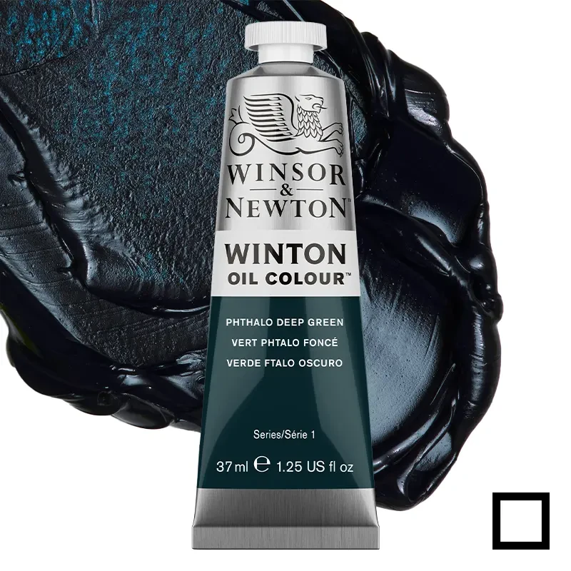 Farba olejna Winsor & Newton Winton 37 ml - 048 Phthalo Deep Green 01