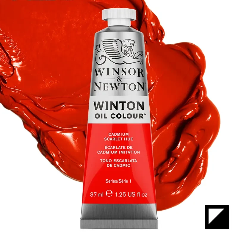 Farba olejna Winsor & Newton Winton 37 ml - 107 Cadmium Scarlet Hue 01