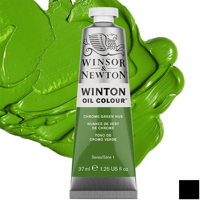 Farba olejna Winsor & Newton Winton 37 ml - 145 Chrome Green Hue 01