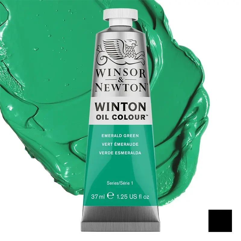 Farba olejna Winsor & Newton Winton 37 ml - 241 Emerald Green 01