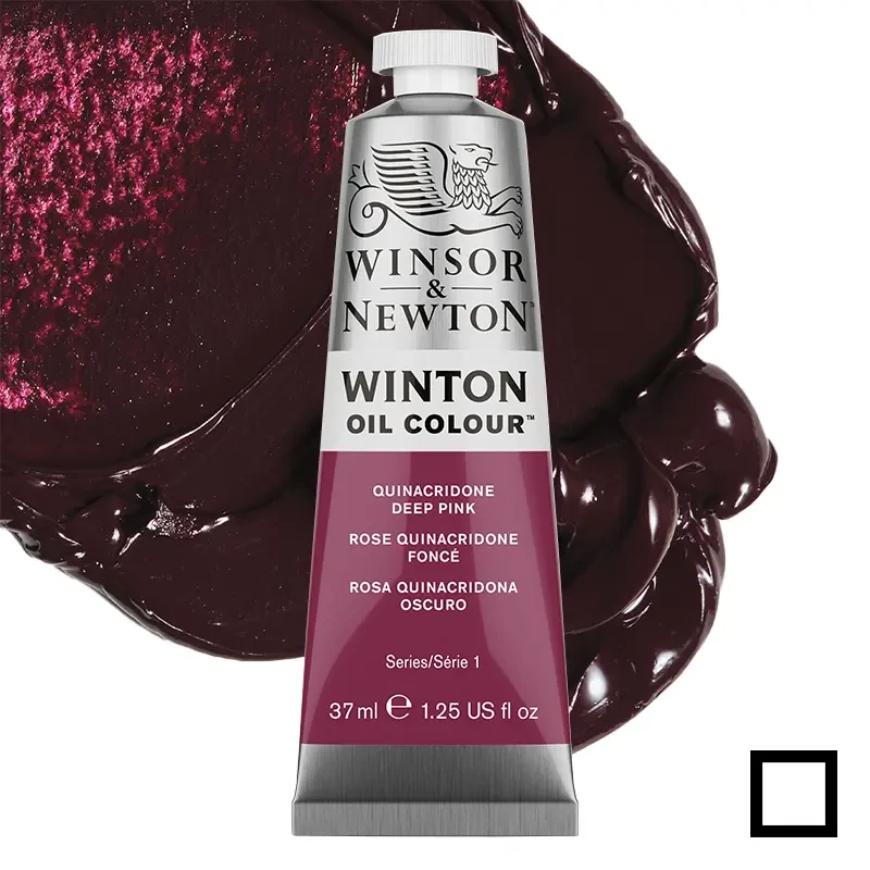 Farba olejna Winsor & Newton Winton 37 ml - 250 Quinacridone Deep Pink 01