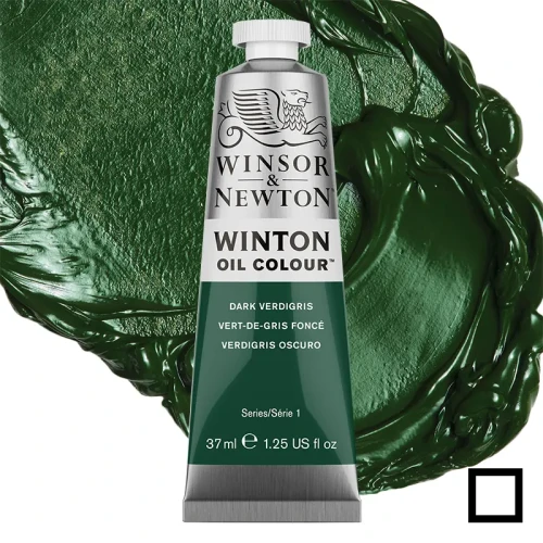 Farba olejna Winsor & Newton Winton 37 ml - 405 Dark Verdigris