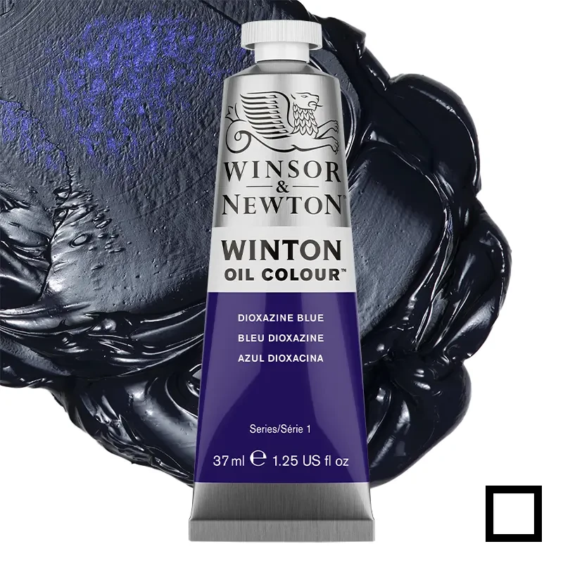 Farba olejna Winsor & Newton Winton 37 ml - 406 Dioxazine Blue 01