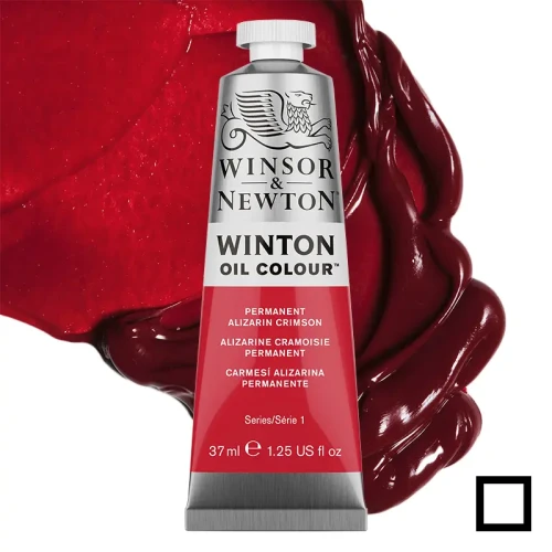 Farba olejna Winsor & Newton Winton 37 ml - 468 Permanent Alizarin Crimson