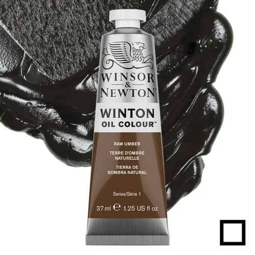 Farba olejna Winsor & Newton Winton 37 ml - 554 Raw Umber