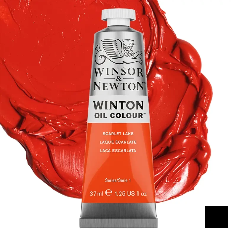 Farba olejna Winsor & Newton Winton 37 ml - 603 Scarlet Lake 01