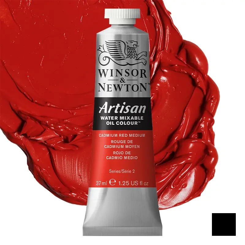 Farba olejna Winsor & Newton Artisan water mixable 37 ml – 099 Cadmium Red Medium 01