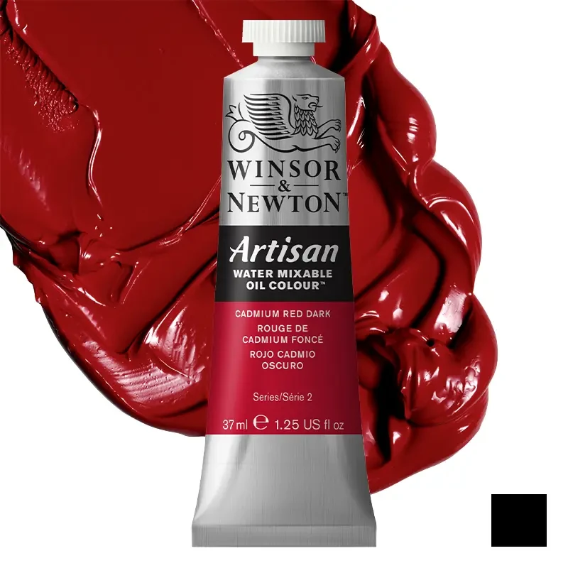 Farba olejna Winsor & Newton Artisan water mixable 37 ml – 104 Cadmium Red Dark 01