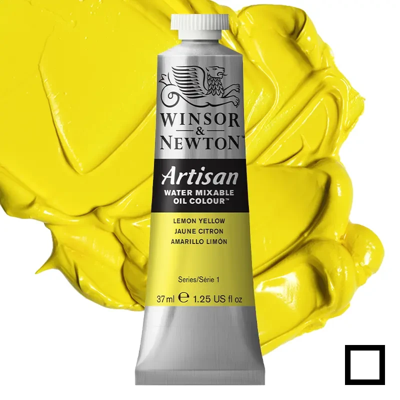 Farba olejna Winsor & Newton Artisan water mixable 37 ml – 346 Lemon Yellow 01