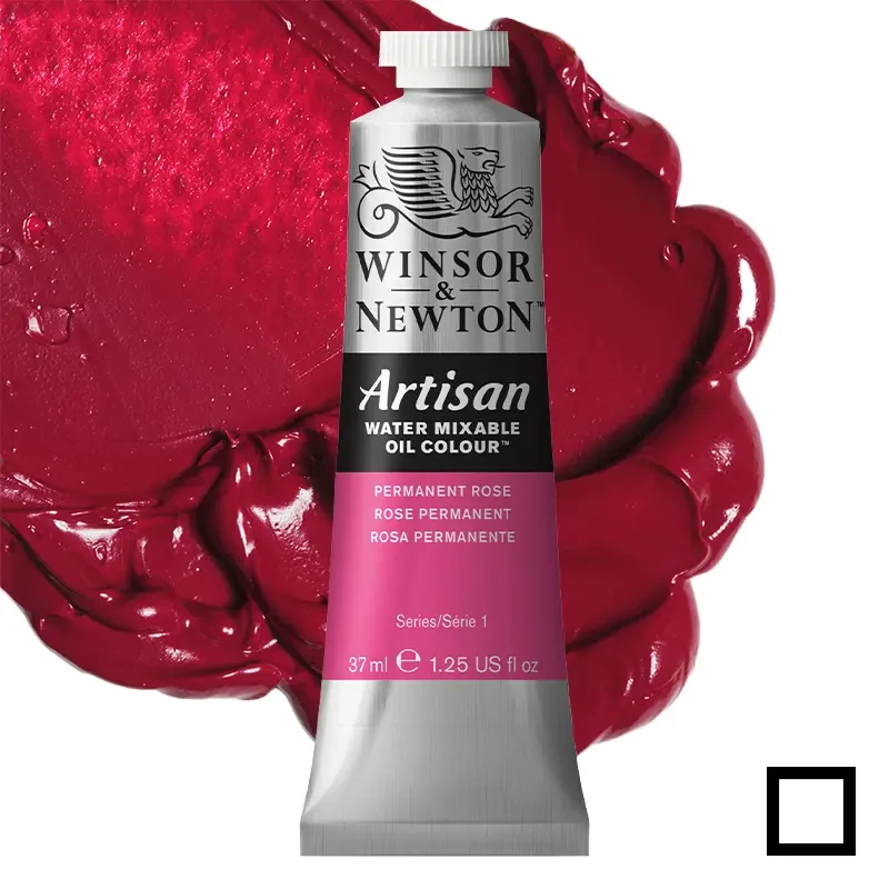 Farba olejna Winsor & Newton Artisan water mixable 37 ml – 502 Permanent Rose 01