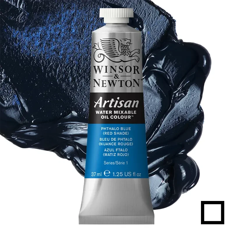 Farba olejna Winsor & Newton Artisan water mixable 37 ml – 514 Phthalo Blue (Red Shade) 01