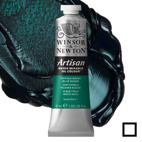 Farba olejna Winsor & Newton Artisan water mixable 37 ml – 522 Phthalo Green (Blue Shade)