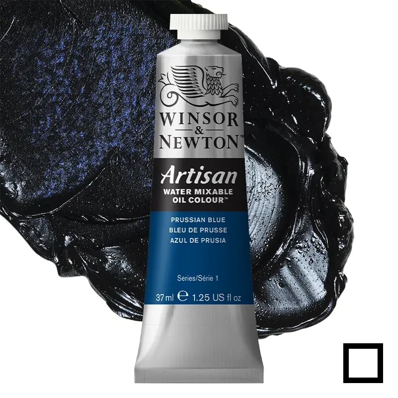 Farba olejna Winsor & Newton Artisan water mixable 37 ml – 538 Prussian Blue 01
