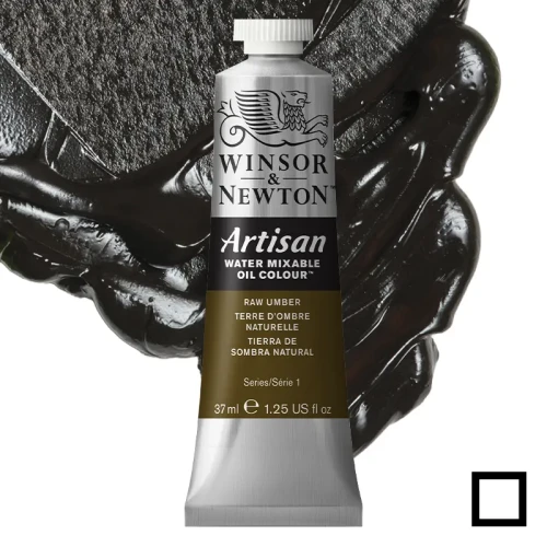 Farba olejna Winsor & Newton Artisan water mixable 37 ml – 554 Raw Umber