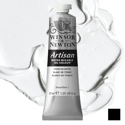 Farba olejna Winsor & Newton Artisan water mixable 37 ml – 644 Titanium White