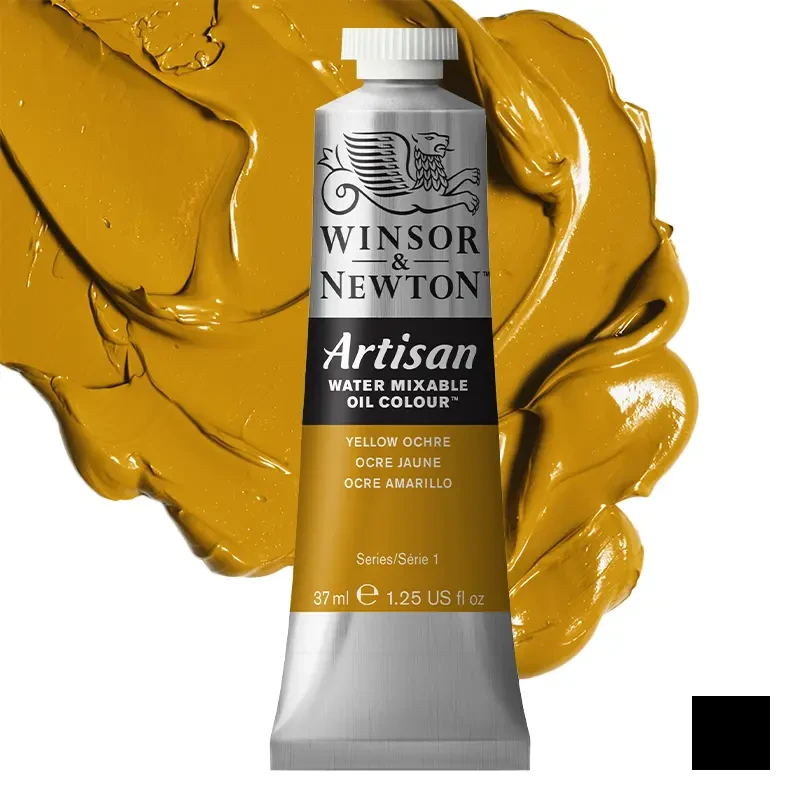 Farba olejna Winsor & Newton Artisan water mixable 37 ml – 744 Yellow Ochre 01