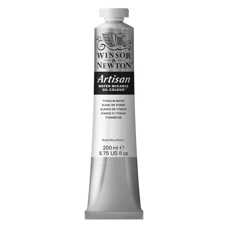 Farba olejna Winsor & Newton Artisan water mixable 200 ml – 644 Titanium White 03