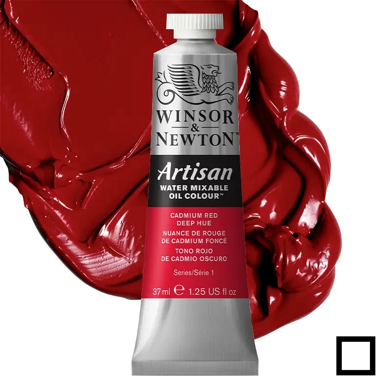 Farba olejna Winsor & Newton Artisan water mixable 37 ml – 098 Cadmium Red Deep Hue 01