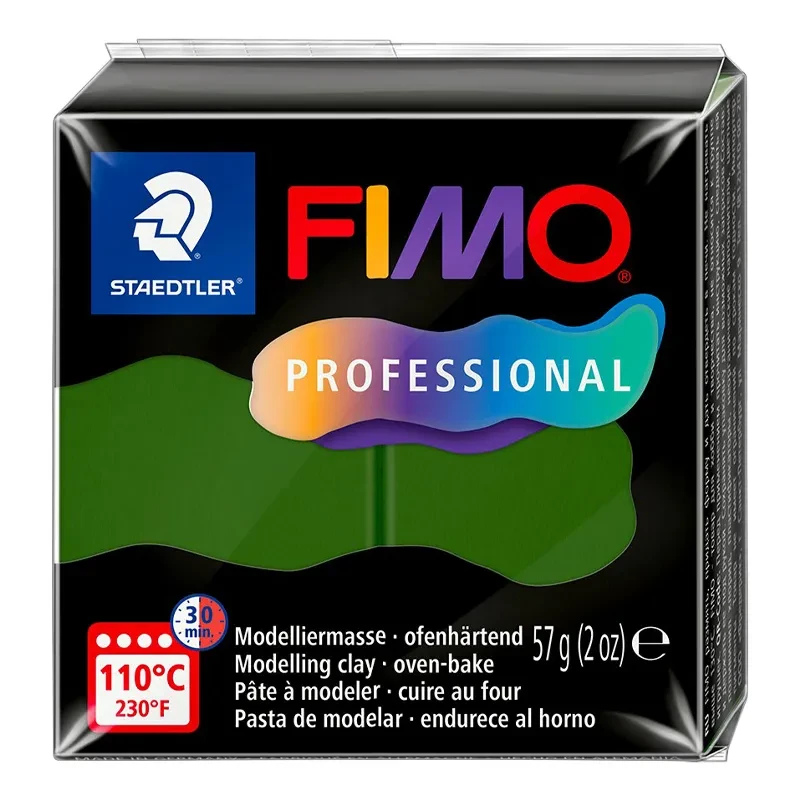 Modelina Fimo Professional 57 g - 057 Zieleń liści 01