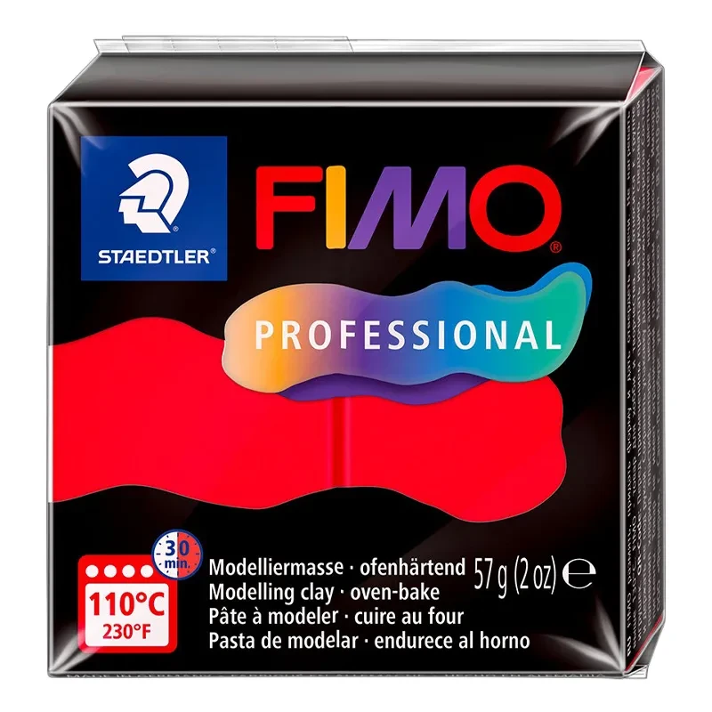 Modelina Fimo Professional 57 g - 200 Czerwony 05