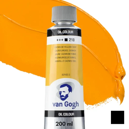 Farba olejna Van Gogh 200 ml - 210  S2 Cadmium yellow deep