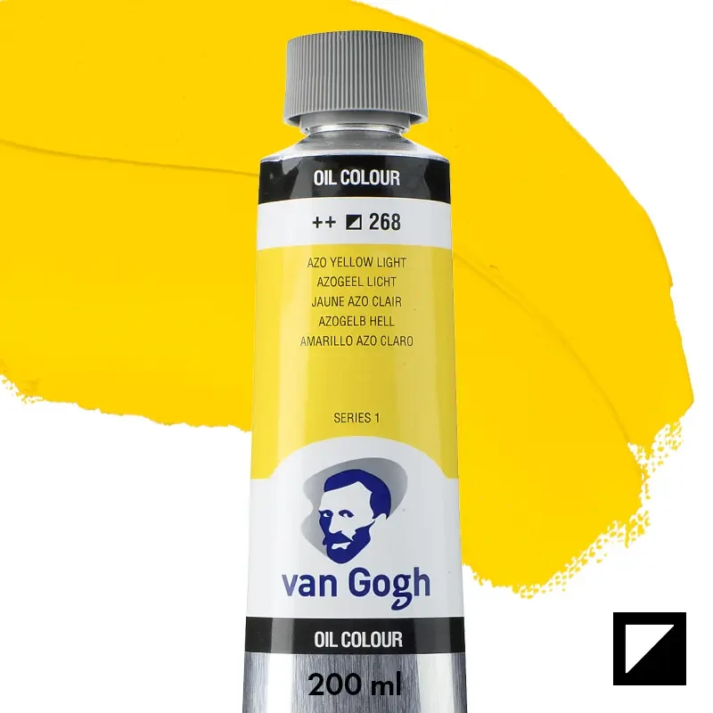 Farba olejna Van Gogh 200 ml - 268 S1 Azo yellow light 01