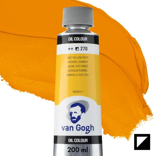 Farba olejna Van Gogh 200 ml - 270 S1 Azo yellow deep